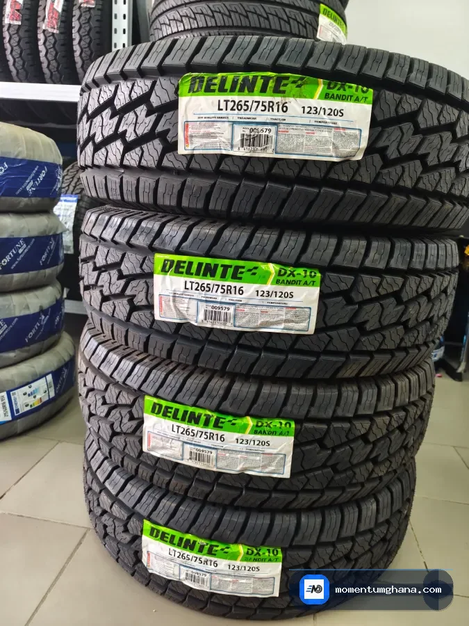 Delinte LT265/75R16 DX-10 Bandit A/T Tyre - Rugged 16-inch Pickup Grip image 2