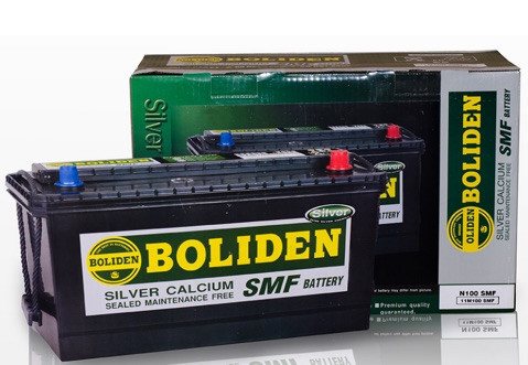 Boliden car battery available at Momentum Tyres and Batteries Ghana